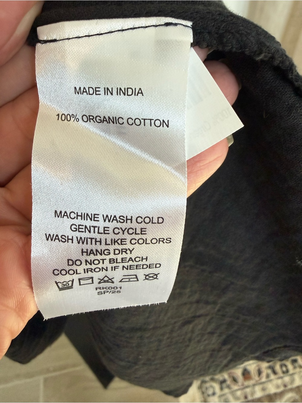 Quince Black Maxi Skirt with Smocked Waist - Picture 5 of 6